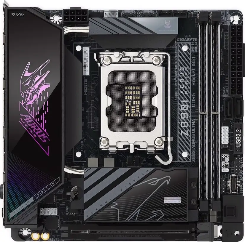 Montaje Placa Base GIGABYTE Z890I AORUS ULTRA Gaming PC Alcobendas Montaje Placa Base GIGABYTE Z890I AORUS ULTRA Gaming PC Alcobendas