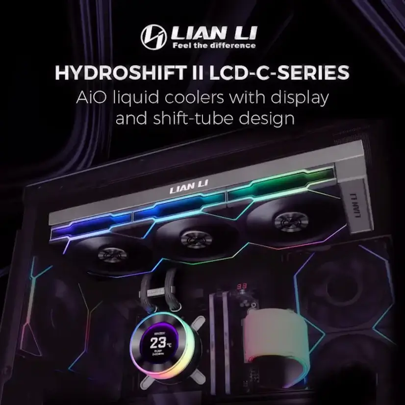 Montaje Refrigeración Líquida LIAN LI Hydroshift II LCD Gaming PC Alcobendas Montaje Refrigeración Líquida LIAN LI Hydroshift II LCD Gaming PC Alcobendas